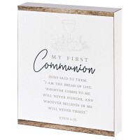 2pk -Plaque My First Communion 8x10 - (Pack of 2)