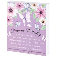 2pk -Plaque Precious Butterfly 8x10 - (Pack of 2)