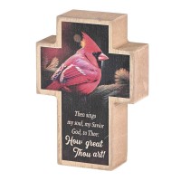 2pk -Tabletop Plaque Cross My Soul Sings 3x4 - (Pack of 2)