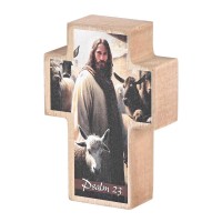 2pk -Tabletop Plaque Cross Lord Is Shepherd - (Pack of 2)