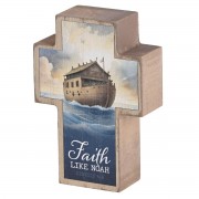 2pk -Tabletop Cross Ark Faith Like Noah - (Pack of 2) 2pk -Tabletop Cross Ark Faith Like Noah - (Pack of 2)