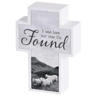 2pk -Tabletop Cross I Was Lost But Now Found - (Pack of 2) 2pk -Tabletop Cross I Was Lost But Now Found - (Pack of 2)