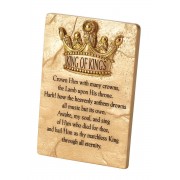 2pk -PLQ TTOP CROWN HIM WITH MANY RSN 6"H - (Pack of 2)