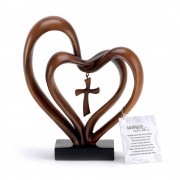 Marriage Takes Three Cross Figurine Marriage Takes Three Cross Figurine