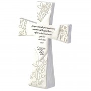 2pk -Tabletop Cross Celebrate 25 Years Resin - (Pack of 2) 2pk -Tabletop Cross Celebrate 25 Years Resin - (Pack of 2)