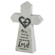 2pk -Tabletop Cross As For Me Josh.24:15 - (Pack of 2) 2pk -Tabletop Cross As For Me Josh.24:15 - (Pack of 2)