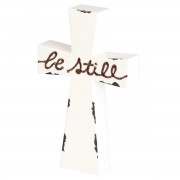 2pk -Tabletop Cross Be Still Enamel-look 7h - (Pack of 2) 2pk -Tabletop Cross Be Still Enamel-look 7h - (Pack of 2)