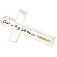 Tabletop Cross Great Is The Lam. 3:23