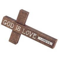 Tabletop Cross God Is Love 1 John 4:8