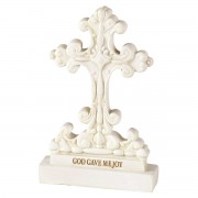 2pk -CRS TTOP GOD GAVE ME JOY RSN 3 1/8"H - (Pack of 2) 2pk -CRS TTOP GOD GAVE ME JOY RSN 3 1/8"H - (Pack of 2)
