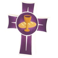 2pk -CRS TTOP COMMUNION RSN 5 1/2" H - (Pack of 2)