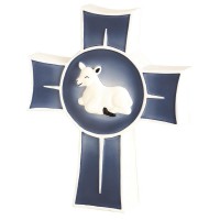 2pk -CRS TTOP BAPTISM RSN 5 1/2" H - (Pack of 2)