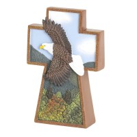 2pk -Tabletop Cross Eagle Isaiah 40:31 - (Pack of 2)