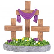 Tabletop 3-Cross Figurine Resin Tabletop 3-Cross Figurine Resin