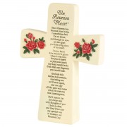 2pk -Tabletop Cross The Reunion Heart Resin - (Pack of 2) 2pk -Tabletop Cross The Reunion Heart Resin - (Pack of 2)