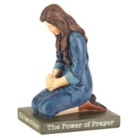 2pk -Praying Woman Figurine I Said Prayer You - (Pack of 2)