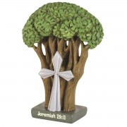 2pk -TREE CROSS JEREMIAH 29:11 FIGURINE 4.25" - (Pack of 2) 2pk -TREE CROSS JEREMIAH 29:11 FIGURINE 4.25" - (Pack of 2)