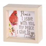 2pk -Tabletop 2 Sided Peace I Leave With You - (Pack of 2) 2pk -Tabletop 2 Sided Peace I Leave With You - (Pack of 2)