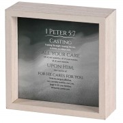 2pk -Tabletop 2 Sided Cast Cares Upon Him - (Pack of 2) 2pk -Tabletop 2 Sided Cast Cares Upon Him - (Pack of 2)