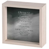 2pk -Tabletop 2 Sided Cast Cares Upon Him - (Pack of 2) 2pk -Tabletop 2 Sided Cast Cares Upon Him - (Pack of 2)
