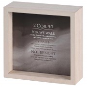 2pk -Tabletop 2 Sided Walk By Faith Not Sight - (Pack of 2) 2pk -Tabletop 2 Sided Walk By Faith Not Sight - (Pack of 2)