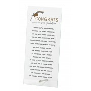 2pk -PLQ TTOP GRADUATION GLS 4 3/4"X10" - (Pack of 2)