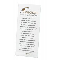 2pk -PLQ TTOP GRADUATION GLS 4 3/4"X10" - (Pack of 2)