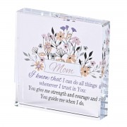 2pk -Tabletop Glass Mom I Know That I Can 3x3 - (Pack of 2) 2pk -Tabletop Glass Mom I Know That I Can 3x3 - (Pack of 2)