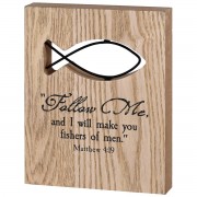 Tabletop Wire Plaque Follow Me Tabletop Wire Plaque Follow Me