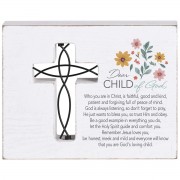 Tabletop Wire Plaque Child Of God Girl Tabletop Wire Plaque Child Of God Girl