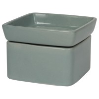 Solid Gray In Wax Oil Candle Warmer
