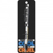 4pk -PEN COOL NOT CRUEL CHROME - Pack of 4