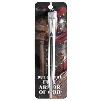 4pk -PEN FULL ARMOR OF GOD METAL 5.25" - Pack of 4
