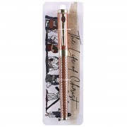 4pk -Pen Life Of Christ Brown Ichthys Cross - Pack of 4 4pk -Pen Life Of Christ Brown Ichthys Cross - Pack of 4