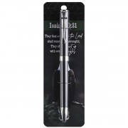 4pk -Pen Eagle Isaiah 40:31 Black - Pack of 4
