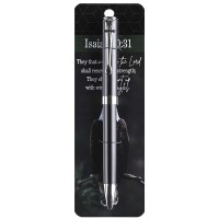 4pk -Pen Eagle Isaiah 40:31 Black - Pack of 4
