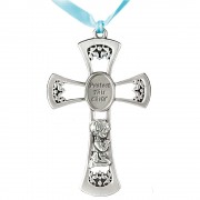 2pk -Protect This Child Praying Boy Cross - (Pack of 2)