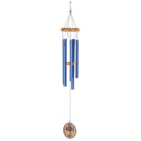 WINDCHIME CROSS SAIL BLUE ORANGE 35"