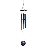 Windchime I Said A Prayer Blue 35in
