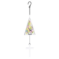 Windchime Iron Sail Faith Hope Bird