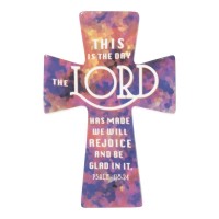2pk -Wall Cross This is the Day Ceramic 9in - (Pack of 2) 2pk -Wall Cross This is the Day Ceramic 9in - (Pack of 2)