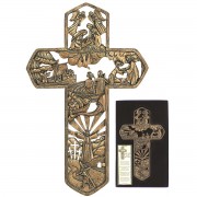 2pk -Life Of Christ Wall Cross - (Pack of 2) 2pk -Life Of Christ Wall Cross - (Pack of 2)