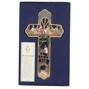2pk -Wall Cross The Last Supper Colorful 12in - (Pack of 2)