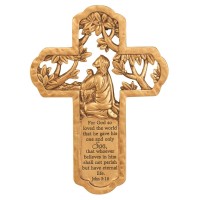 2pk -Wall Cross God So Loved World John3:16 - (Pack of 2) 2pk -Wall Cross God So Loved World John3:16 - (Pack of 2)
