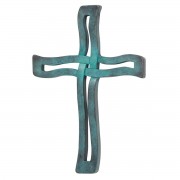 Wall Cross Blue Resin 12h