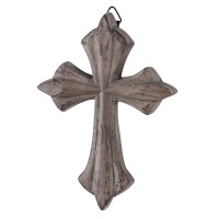 2pk -Brown Resin Wall Cross 5H - (Pack of 2) 2pk -Brown Resin Wall Cross 5H - (Pack of 2)