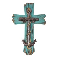 2pk -Anchor Wall Cross - (Pack of 2)