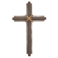2pk -Wall Cross Wood/Metal 9-1/2x15-1/2 - (Pack of 2)