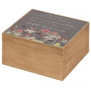 Keepsake Box Loss Of Wood 9.38X9.38 Keepsake Box Loss Of Wood 9.38X9.38