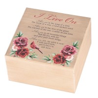 Keepsake Box Cardinal I Live On MDF Keepsake Box Cardinal I Live On MDF